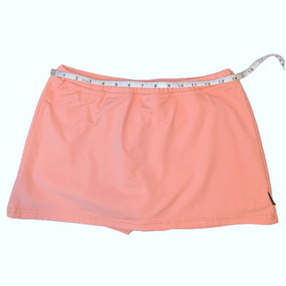 PrAna | Set of 2 Sugar Mini Skirts with Shorts in Chocolate Brown & Coral Small - Picture 4 of 16